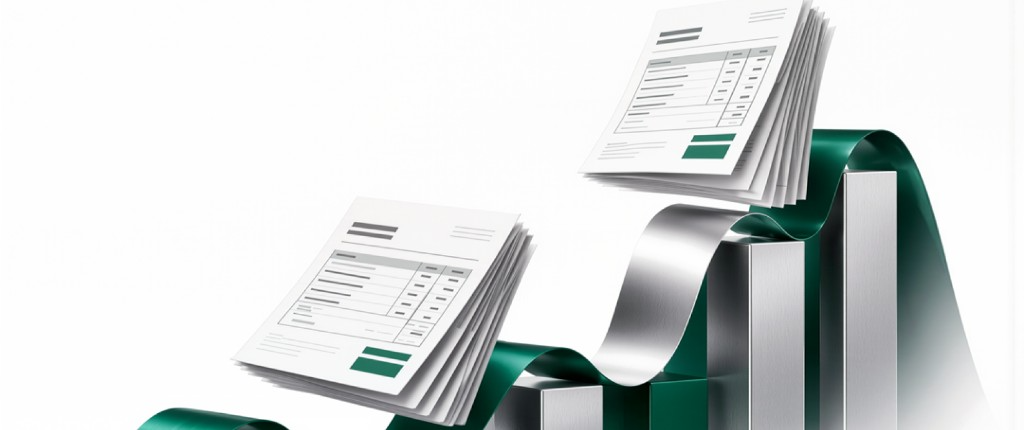 Finance records and reporting illustration